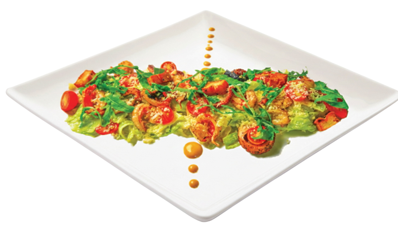 Seafood Caesar Salad